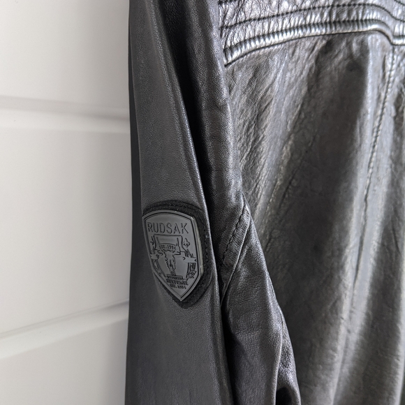 Rudsak Men's Moto Leather Jacket